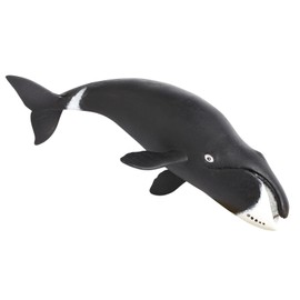 Safari Ltd. Bowhead Whale Figurine - Detailed 8.25" Plastic Model Figure - Fun Educational Play Toy for Boys, Girls & Kids Ages 3+