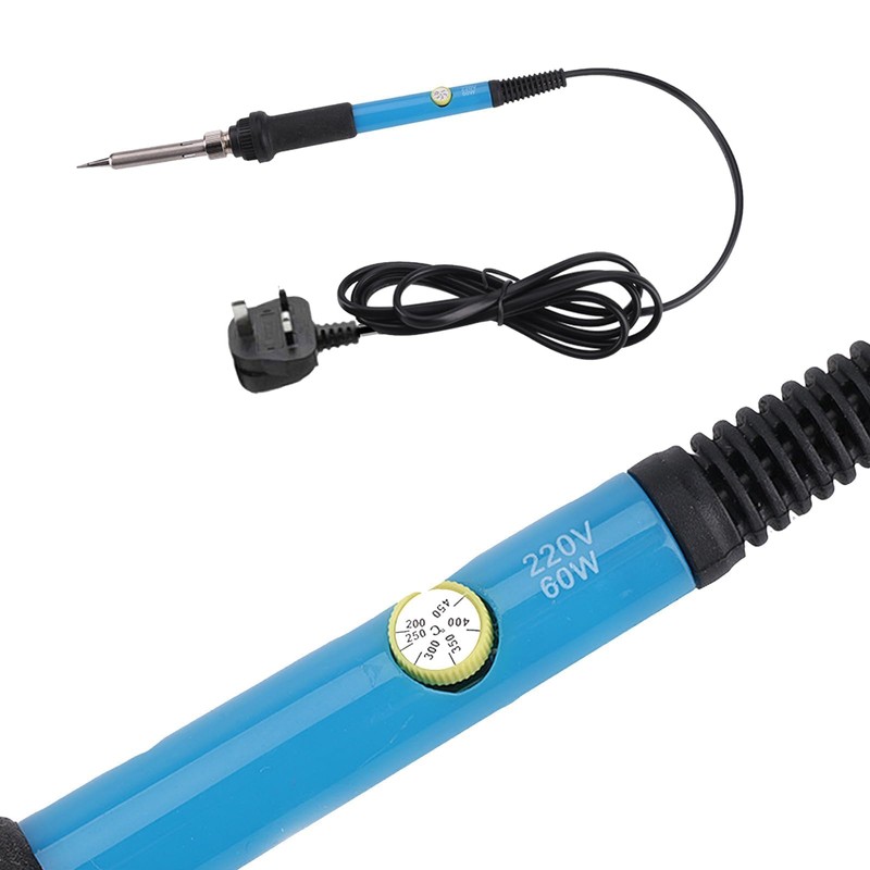 Soldering Iron Kit Electronics UK Plug with 5Pcs Different Solder