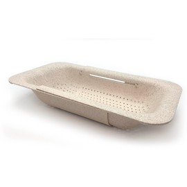 Starfrit Gourmet ECO - Over-The-Sink Colander - Expands up to 19.7" - Up to 4.2 L Capacity - Wheat Straw Fibers