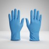 Guantes Nitrilo 3.5 Gr Libre De Látex Sin Polvo Azul