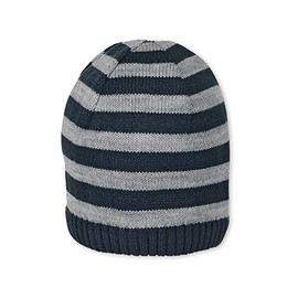 Sterntaler Baby Boys' Strickmütze Cappellopello Beanie, Blue (Marine 300), One (Size: 45)
