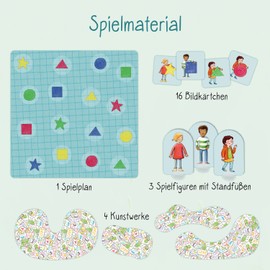 KOSMOS 683580 Das kleine Wir Spiel, Children's Game, for 2-4 Children from 4 Years, Gift for Children's Birthday, Solve Tasks Together, Find Shapes and Colours