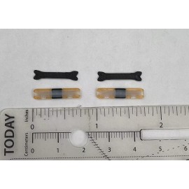 Non Operating Lightbar 2 Pack 1/64 Whelen Edge Lightbar Amber Security Park Patrol Tow Work Truck SUV