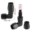 X AUTOHAUX AN6 90 Degree Swivel Coupler Fuel Line Car