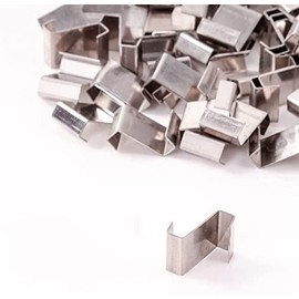 25 Pack Greenhouse 'Z' Glazing Clips Stainless Steel Z Overlap Greenhouse Glazing Clip Greenhouse Glass Panels Fixing Clips Rust Resistance and Durable.