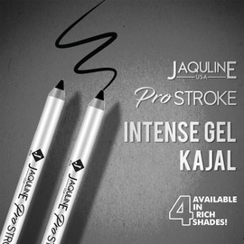 Jaquline USA Pro Stroke Intense Gel Kajal and Sharpener 1.2gm