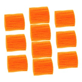 LALAFINA 10rolls Latch Hook Yarn Carpet Embroidery Yarn for Handmade Crafts Soft Chenille Wool for Cushions and Table Mats