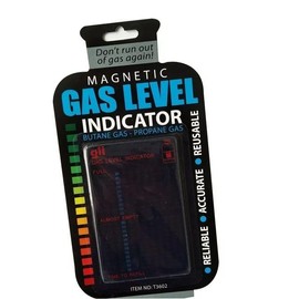 1 Pack Practical Propane Butane LPG Fuel Gas Tank Level Indicator, Magnetic Gauge Bottle Grill Connectors and Hoses