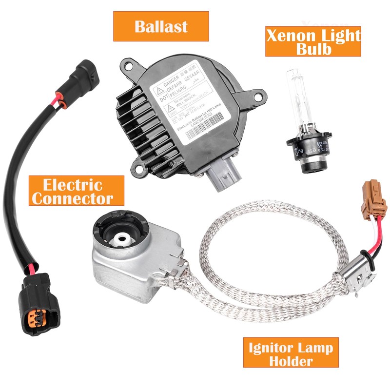 2PCS Xenon HID Headlight Ballast Control Unit w/Igniter & D2S