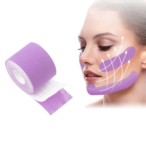 Face Lifting Tape, Wrinkle Make-Up, Anti-Wrinkle Patches, Myofascial Face Tightening Band, Facial Patches, Multifunctional Face Tape, Wrinkle Patch for Firming and Firming the Skin, 2.5 cm x 5 m,