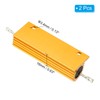PATIKIL 100W 30 Ohm Aluminum Shell Resistor 2pcs Aluminum Housing