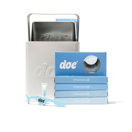 Lash Starter Pack Collection - Handcrafted Vegan Silk Strip Lashes - Lightweight and Comfortable - Available in 4 Styles: Fairy, Neo, Dawn, Dusk (Dawn Starter Pack)