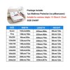 BedGrip Mattress Protector Waterproof – Square Grid Pattern with Elastic