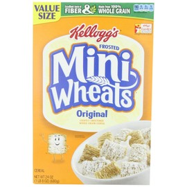 Kellogg's, Frosted Mini Wheats, Original Value Size, 24oz Box (Pack of 3)
