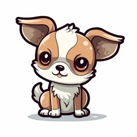 Chihuahua Dog Vinyl Decal Sticker for Car, Laptop, Tumbler, More. #003649