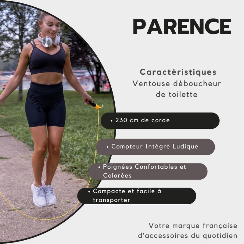 PARENCE. - Skipping Rope with Built-In Counter - Fun and