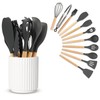 MONOSUGO Small Utensil Holder for Kitchen Counter (H5.51” x W4.92”)