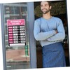 OHPHCALL Business Hours Sign Store Opening Hours Sign Stickers for