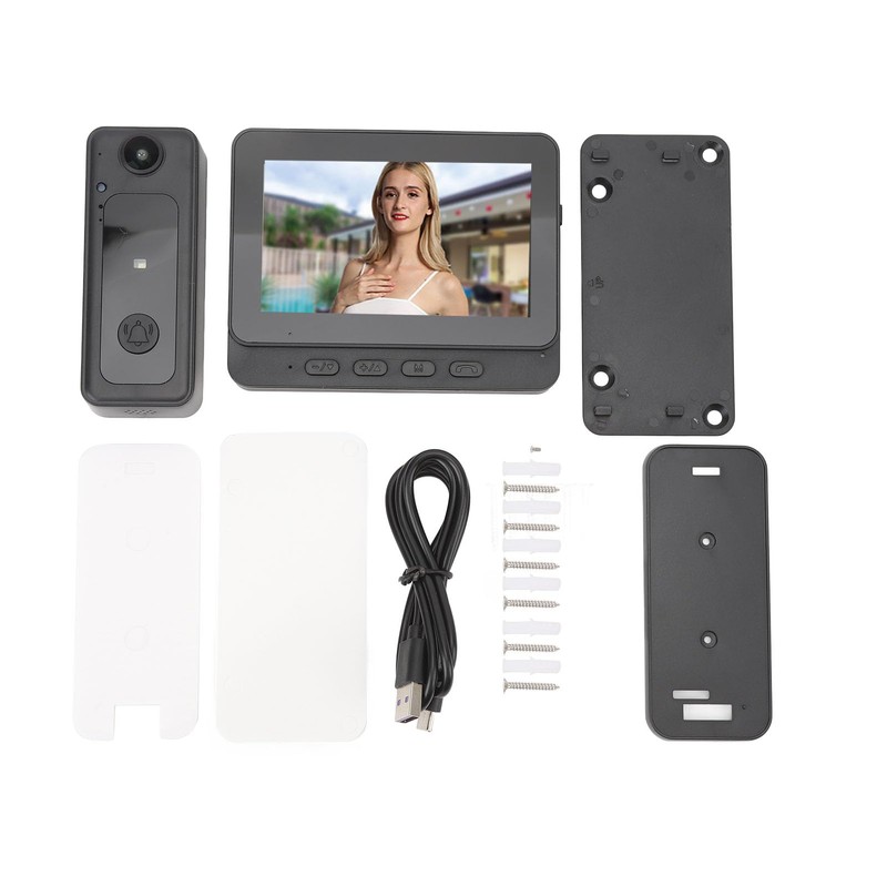 Ring Doorbell with 170° Camera, Video Doorbell Wireless IP65, Camera