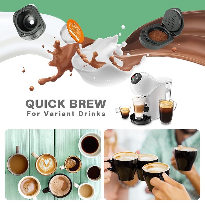 Capsule Adapter for Dolce Gusto Adapter, Reusable Coffee Pods Adapter