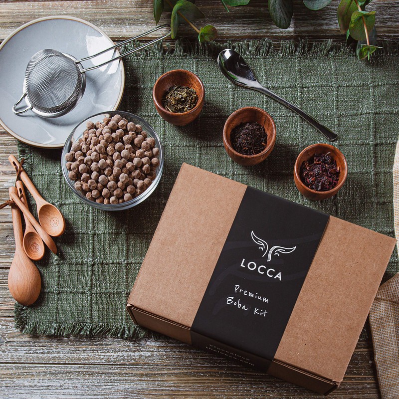 Locca Boba Tea Kit 24+ Bubble Teas | Premium Peach