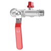 90 Degree Double Valve Water Tap 1/2" Brass Faucet Home