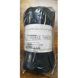 Trail maker Pack Of 12 Fleece Throw Blankets For Livingroom Couch Chair Bed Black Blue 50x60