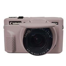 Easy Hood Camera Case for Canon PowerShot G7X Mark II, G7X2 Camera Case Cover Camera Case with Lens Cap Lightweight Soft Protective Travel Camera Case Grey, gray, G7X2 Case