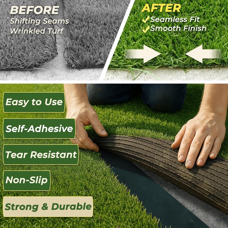 Double Sided Artificial Grass Turf Seam Tape 6" x 16'