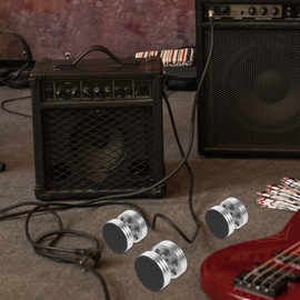 DOITOOL 4pcs Speaker Isolation Feet Spring Subwoofer Stand Pads for Enhanced Sound Clarity Dampening and Improved Audio Quality Compatible HiFi Equipment and