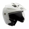 MMG Motorcycle Scooter Open Face Helmet Crux Flip Up Visor