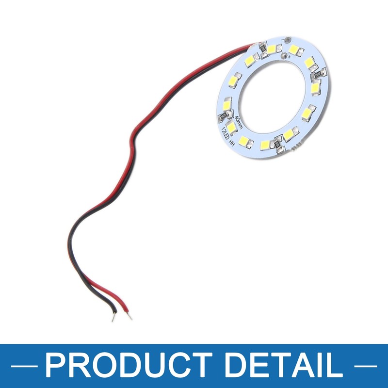 A ABSOPRO A ABSOPRO 12V Car LED Headlight Ring Light