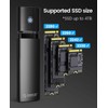 ORICO M.2 NVMe SATA SSD Enclosure Adapter Tool-Free, USB C