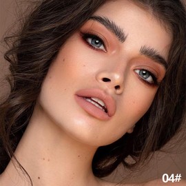 IATMOMOD Champagne Shimmer Cream Eye Shadow Stick Makeup for Women, Champagne Shimmer Matte Eye Shadow Brightener Stick for Eyes, Waterproof Eyeshadow Pencil Applicator Blendable for Eye Highlight 04