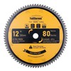 YullSorom 12-Inch 80-Tooth Miter/Table Saw Blades TCT Fine-Finish Professional Woodworking
