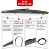 RAINTOK Windshield Wiper Blades Replacement for 2007-2014 Ford Edge Original