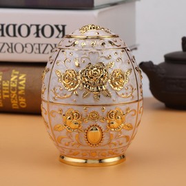 Dispensador de palillos de dientes, empuje Estilo Retro Porta palillos de dientes automático Patrón de flores Aleación de zinc Caja de palillos de dientes Lata Caja Contenedor para el hogar (Oro)