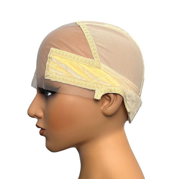 Lace Wig Cap with Grip Band for Keeping Wigs In