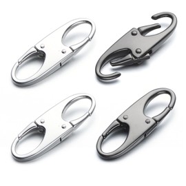 Zipper Lock Clips, 4 PCS Zipper Clips Anti Theft - Keep The Zipper Closed - Zipper Pull Replacement for Traveling Camping
