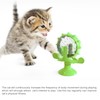 MIXNEX Spinning Cat Windmill Toy – Light-Up Cat Scratcher &