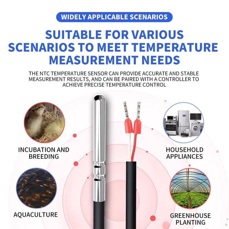 PT1000 Temperature Sensor 3 Metres Waterproof Temperature Sensor with PVC