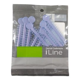 Borgatta 10 Bastones Ligas Bandeja De Ortodoncia Módulos Colores Brak Color Azul Tornasol