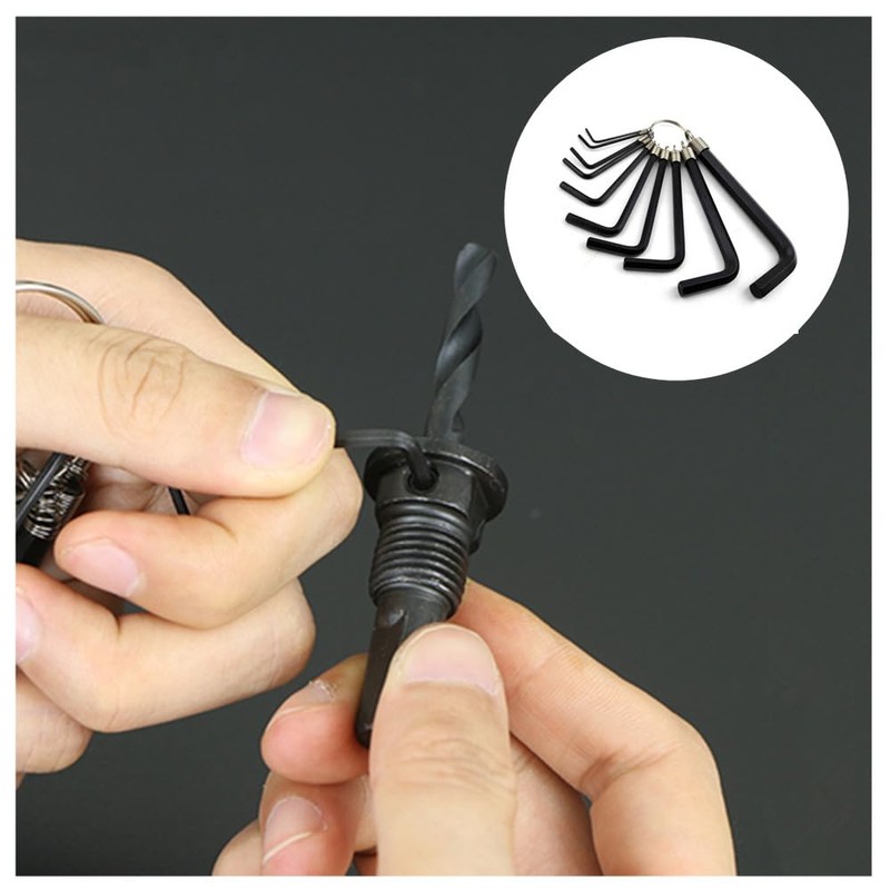 Wanfoou 10 PCS Allen Wrench Hex Key Set, Metric Convenient