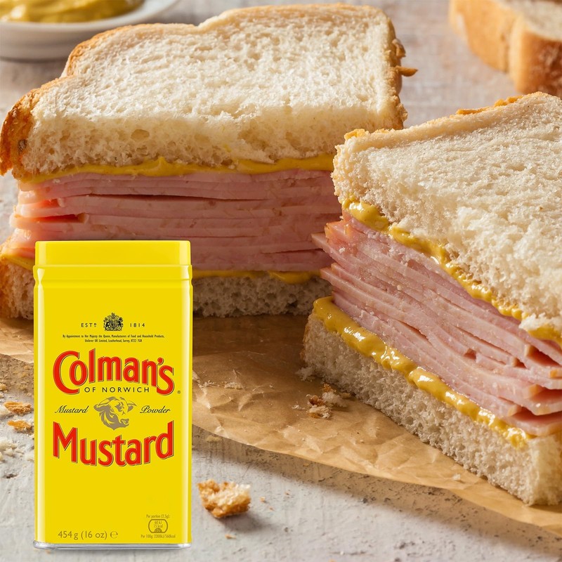 Colman's Original Mustard Powder, English Mustard Vegan Mustard Flour without