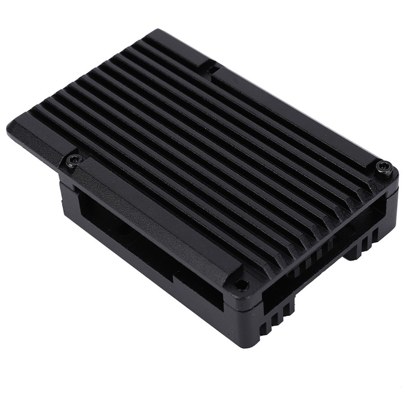 Motherboard Shell Box Black Aluminium Alloy Fit for RaspberryPi 3