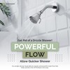 Angle Simple High Flow Shower Head, Brass Swivel Joint Adjustable