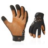 Vgo... Waterproof and Cold Resistant Gloves, Work Leather Gloves, Sheep
