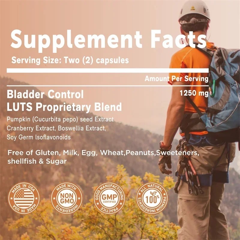 Bladder Support Supplement, Supports Normal Bladder Function & Urinary Health