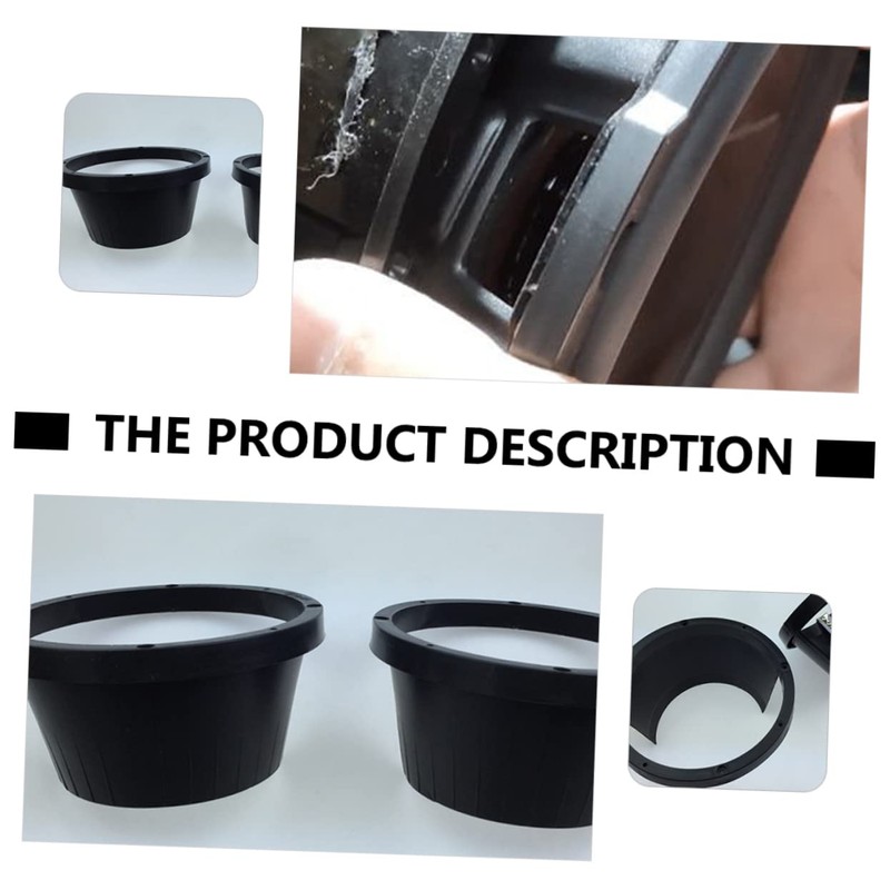 Gatuida 2sets 6.5 Inch Speaker Pad for Car Rubber Protection