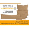 Npluseins 1331.1812 Cotton Pillowcases, Jersey, Various Colours, Pack of 2
